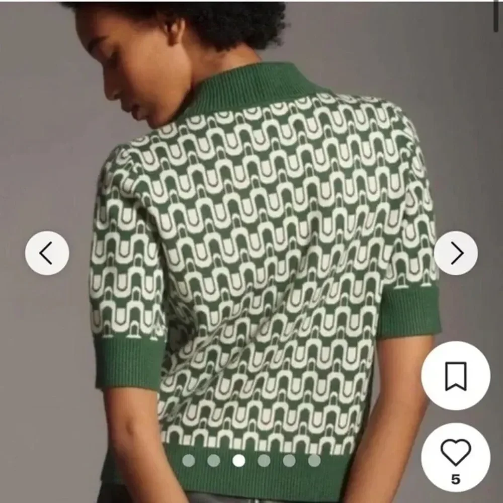 Anthropologie Maeve Kinsely Collared Sweater NWT